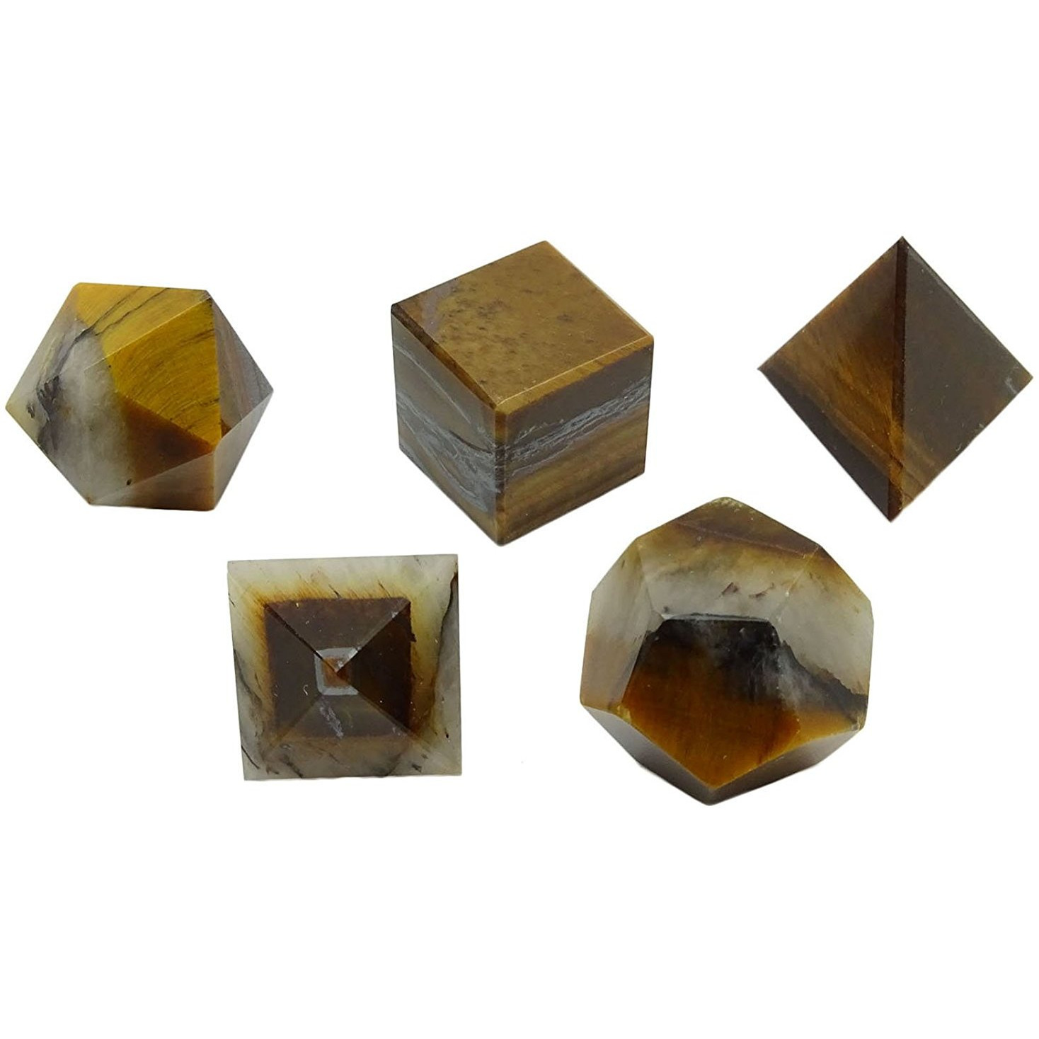 Winmaarc Reiki Healing Crystal Gemstone 5 Pieces Balancing Sacred Stone