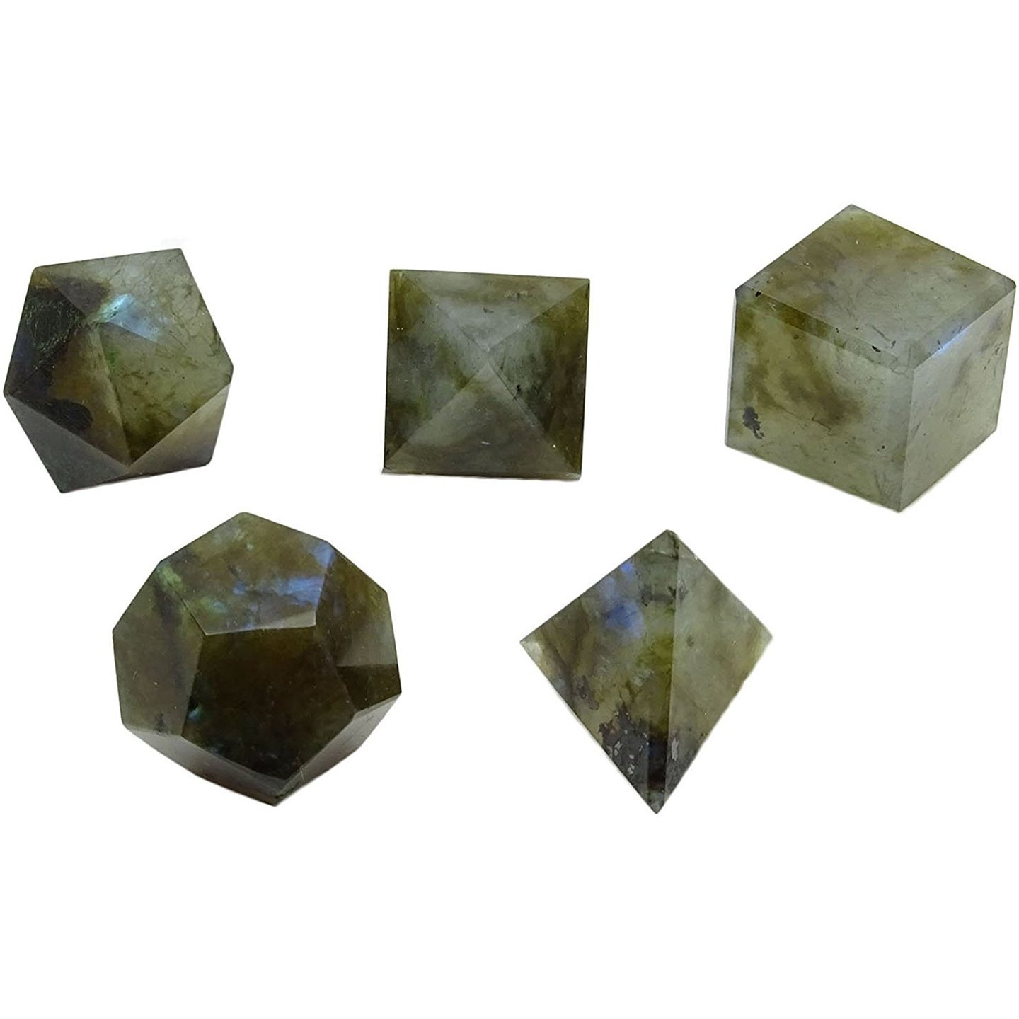 Winmaarc Reiki Healing Crystal Gemstone 5 Pieces Balancing Sacred Stone