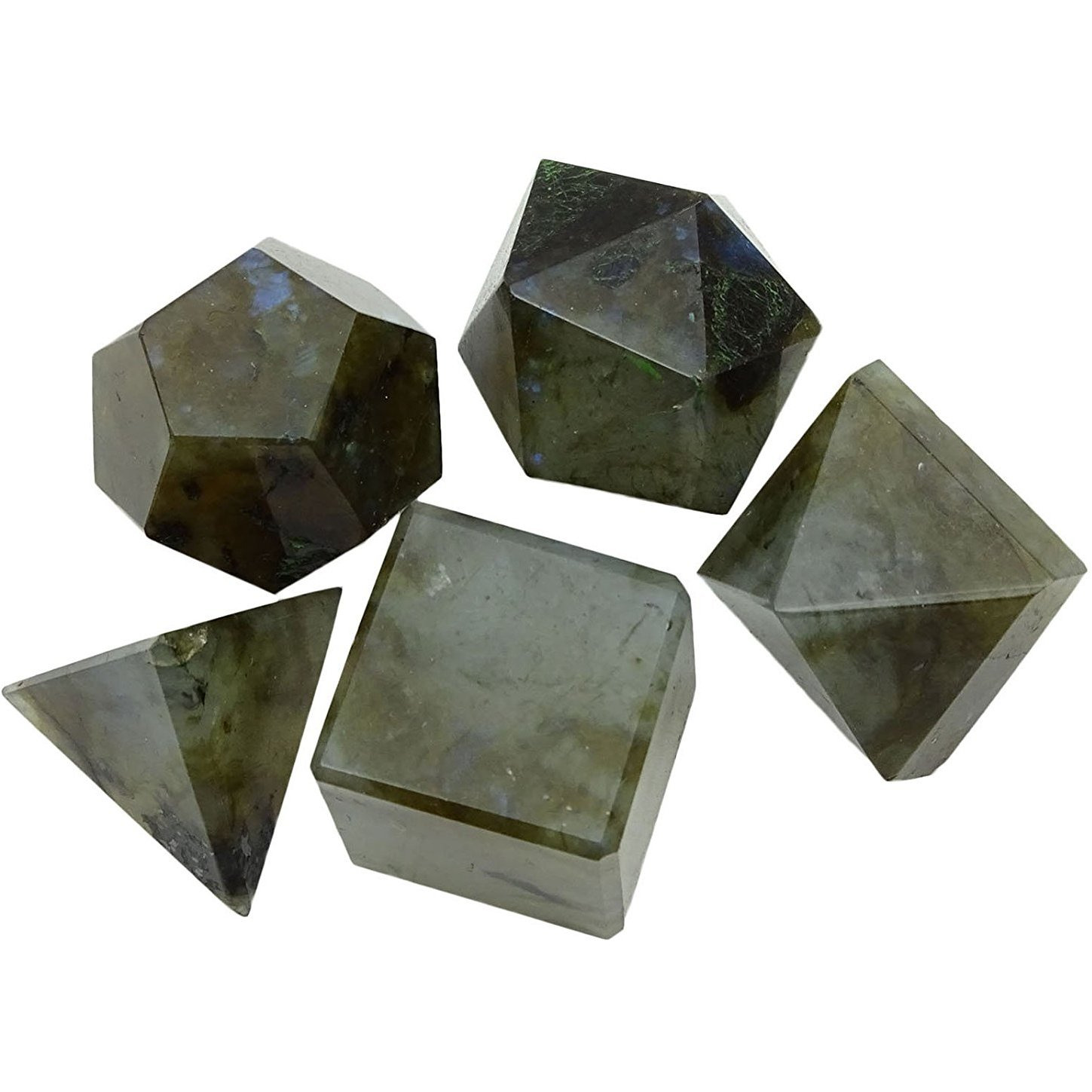 Winmaarc Reiki Healing Crystal Gemstone 5 Pieces Balancing Sacred Stone