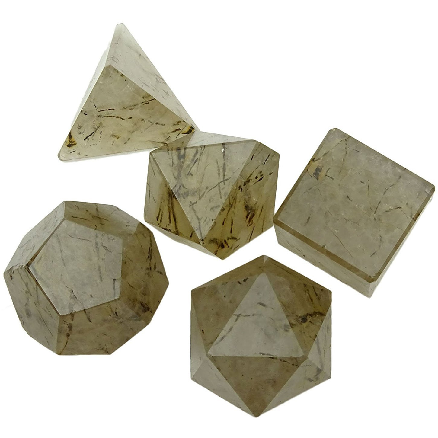Winmaarc Reiki Healing Crystal Gemstone 5 Pieces Balancing Sacred Stone