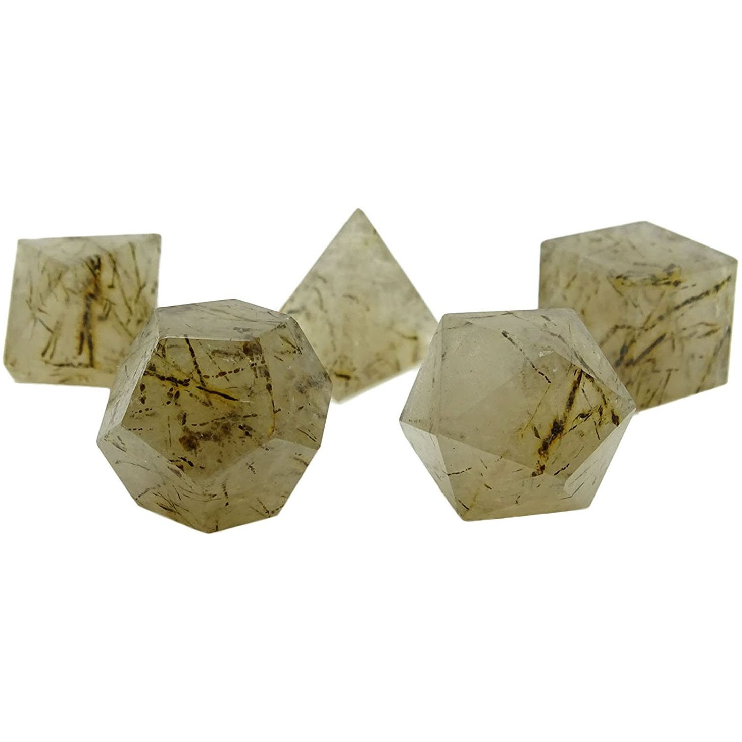 Winmaarc Reiki Healing Crystal Gemstone 5 Pieces Balancing Sacred Stone