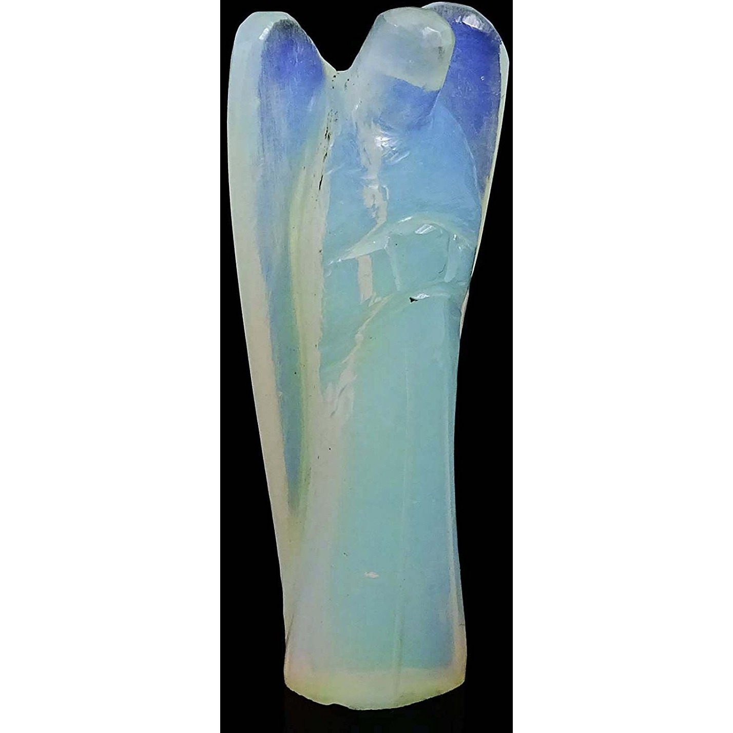 Winmaarc Stone Carved Stone Angel Reiki Healing Crystal Meditation Psychic Guardian Gift