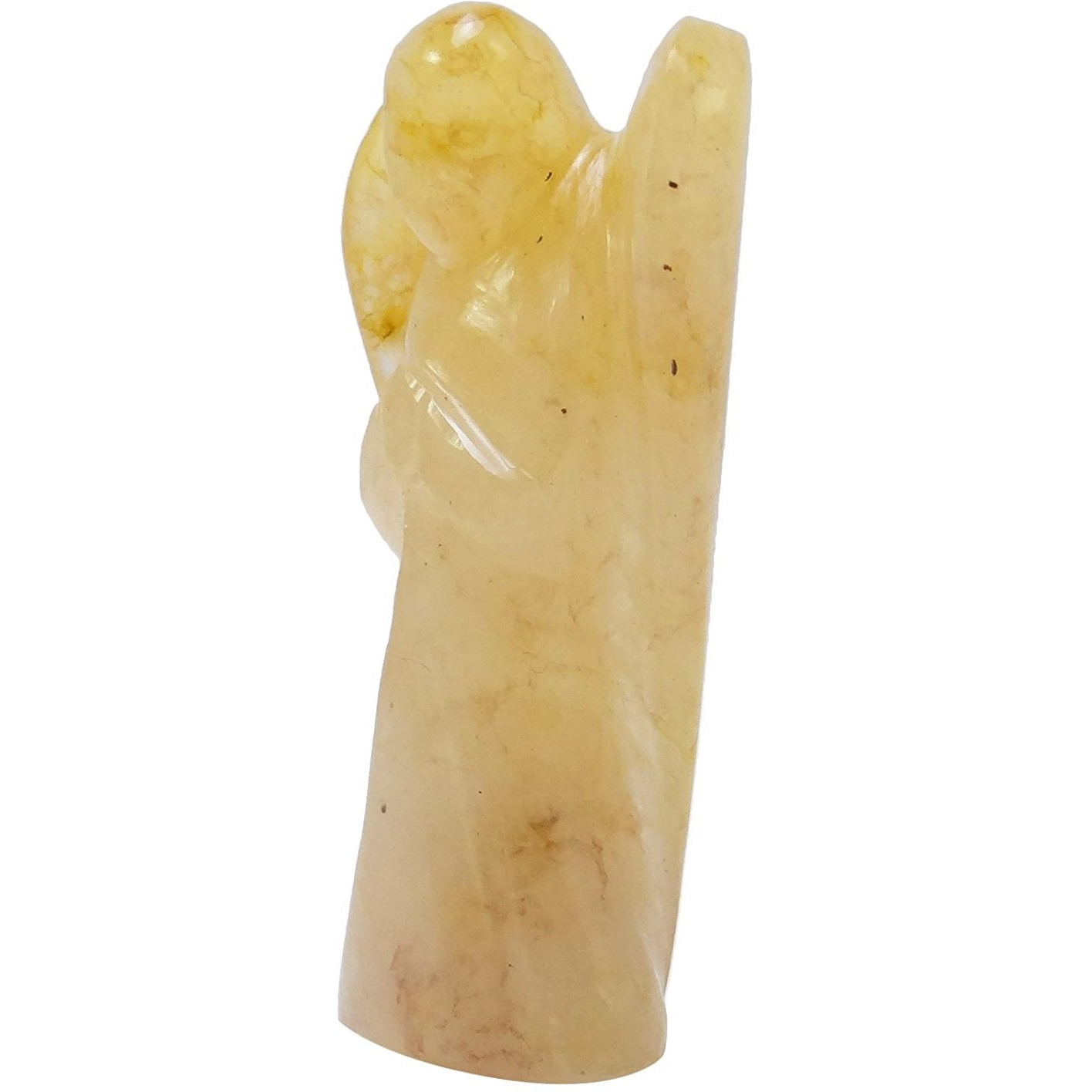 Winmaarc Stone Carved Stone Angel Reiki Healing Crystal Meditation Psychic Guardian Gift