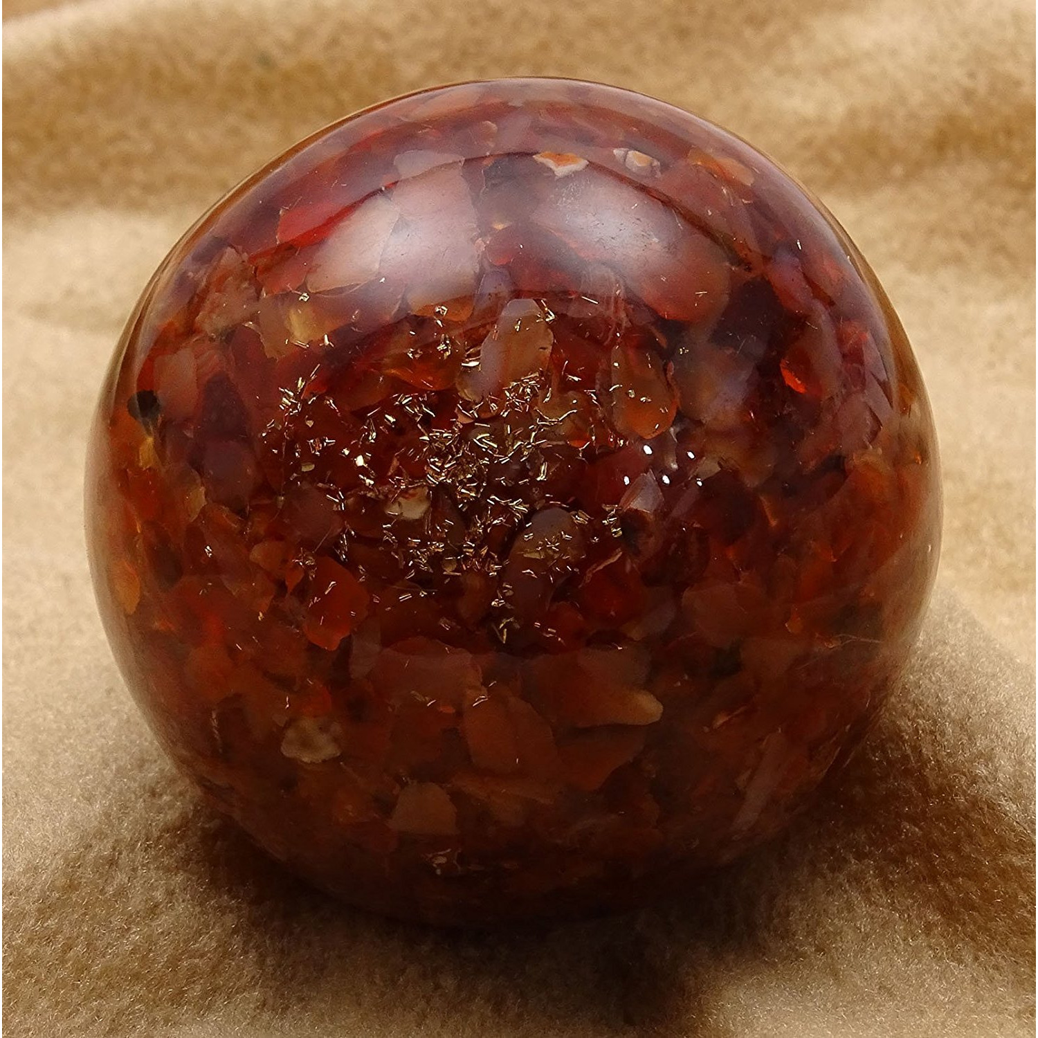 Winmaarc Sphere Ball Balancing Stone Reiki Healing Stone Home Table Dcor