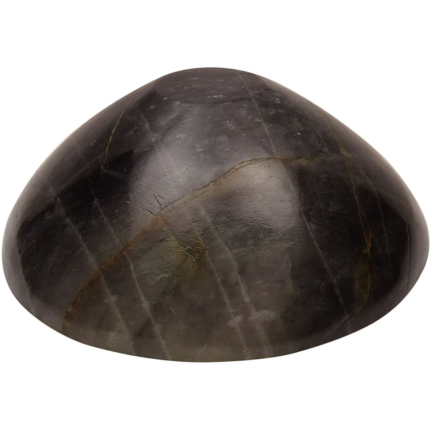 Winmaarc Hand Carved Bowl Reiki Healing Crystal Quartz Stone Energy Generator