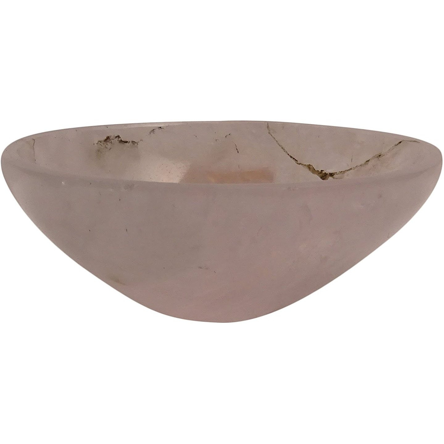 Winmaarc Hand Carved Bowl Reiki Healing Crystal Quartz Stone Energy Generator
