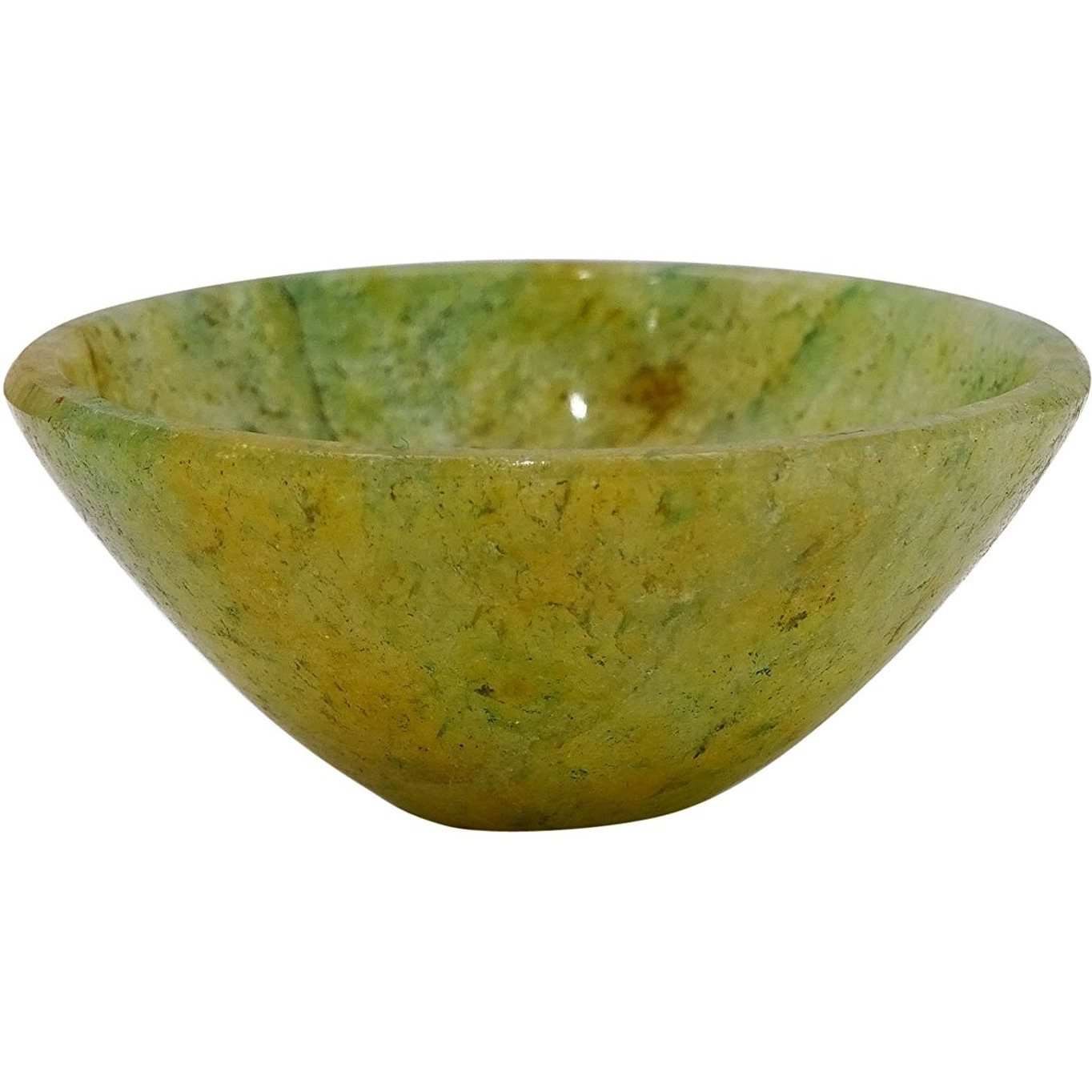 Winmaarc Hand Carved Bowl Reiki Healing Crystal Quartz Stone Energy Generator