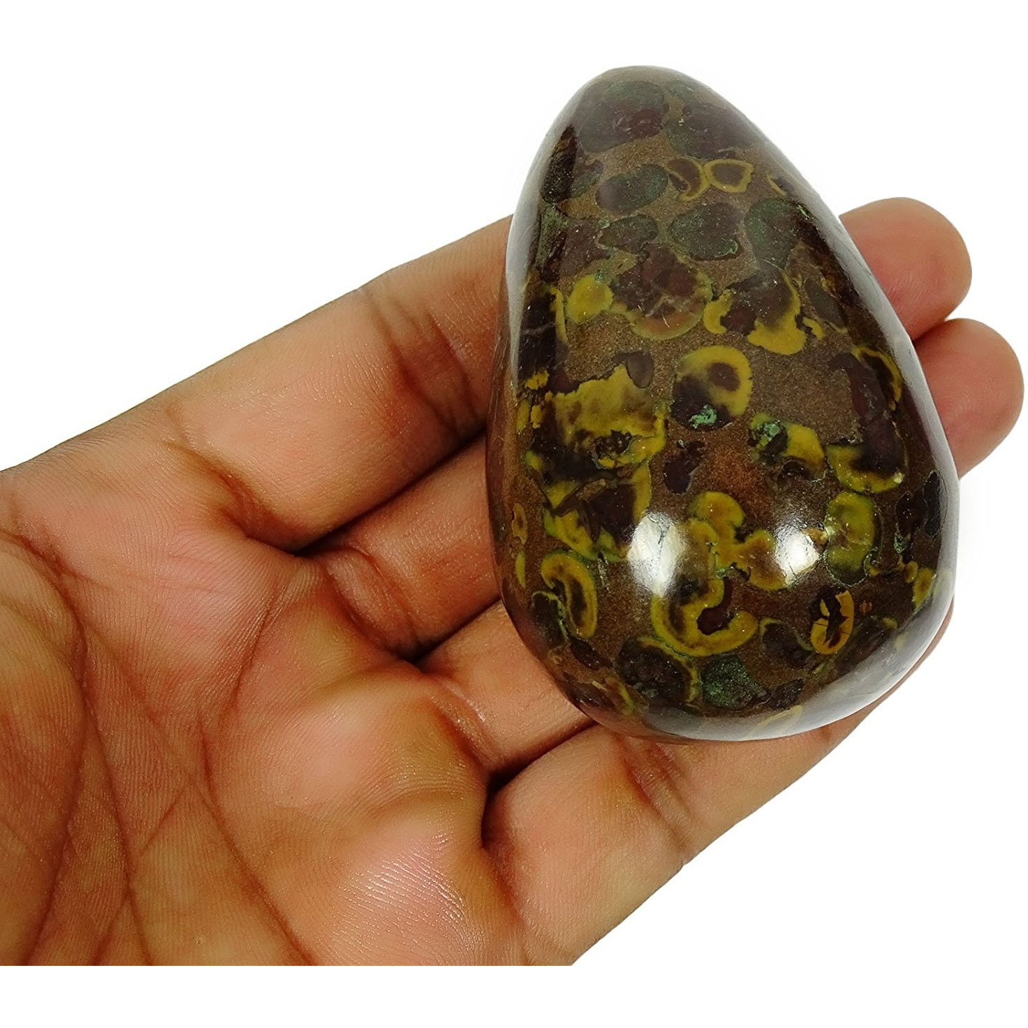Winmaarc Decorative Paperweight Table Dcor Oval Shape Egg Stone