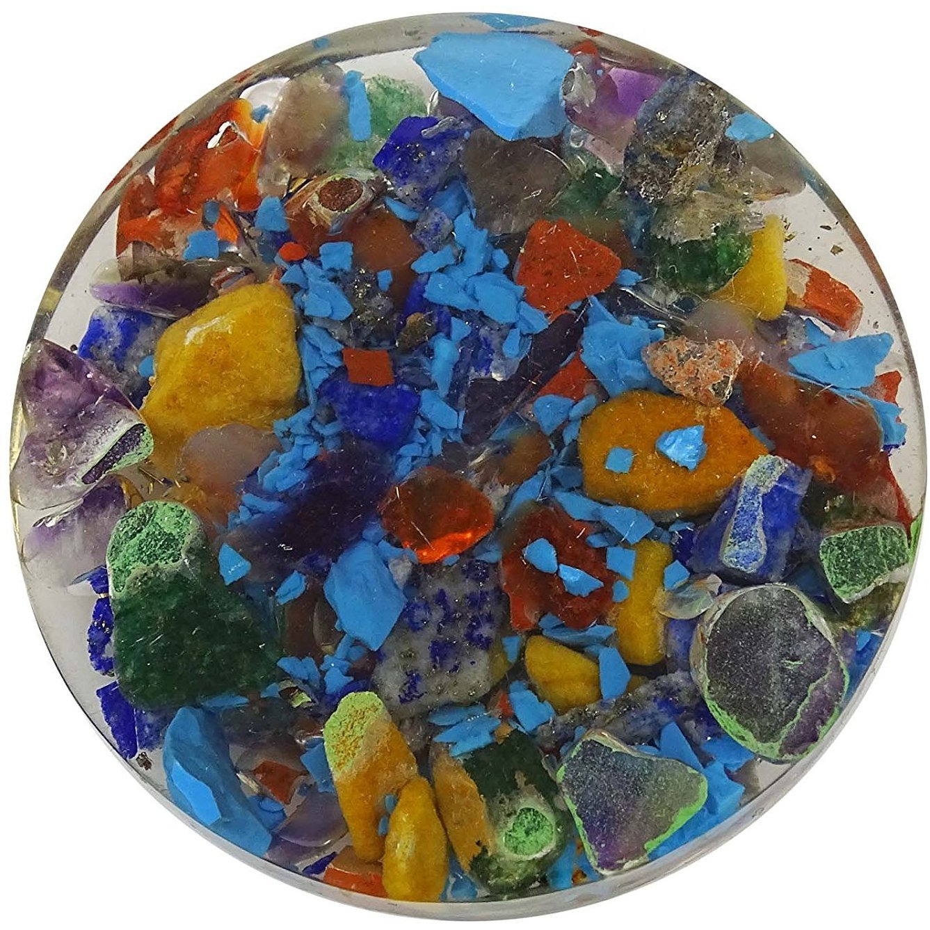 Winmaarc Crystal Symbol Disc Reiki Healing Orgone Spiritual Healing