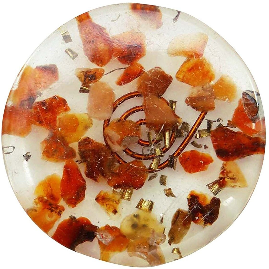 Winmaarc Crystal Symbol Disc Reiki Healing Orgone Spiritual Healing