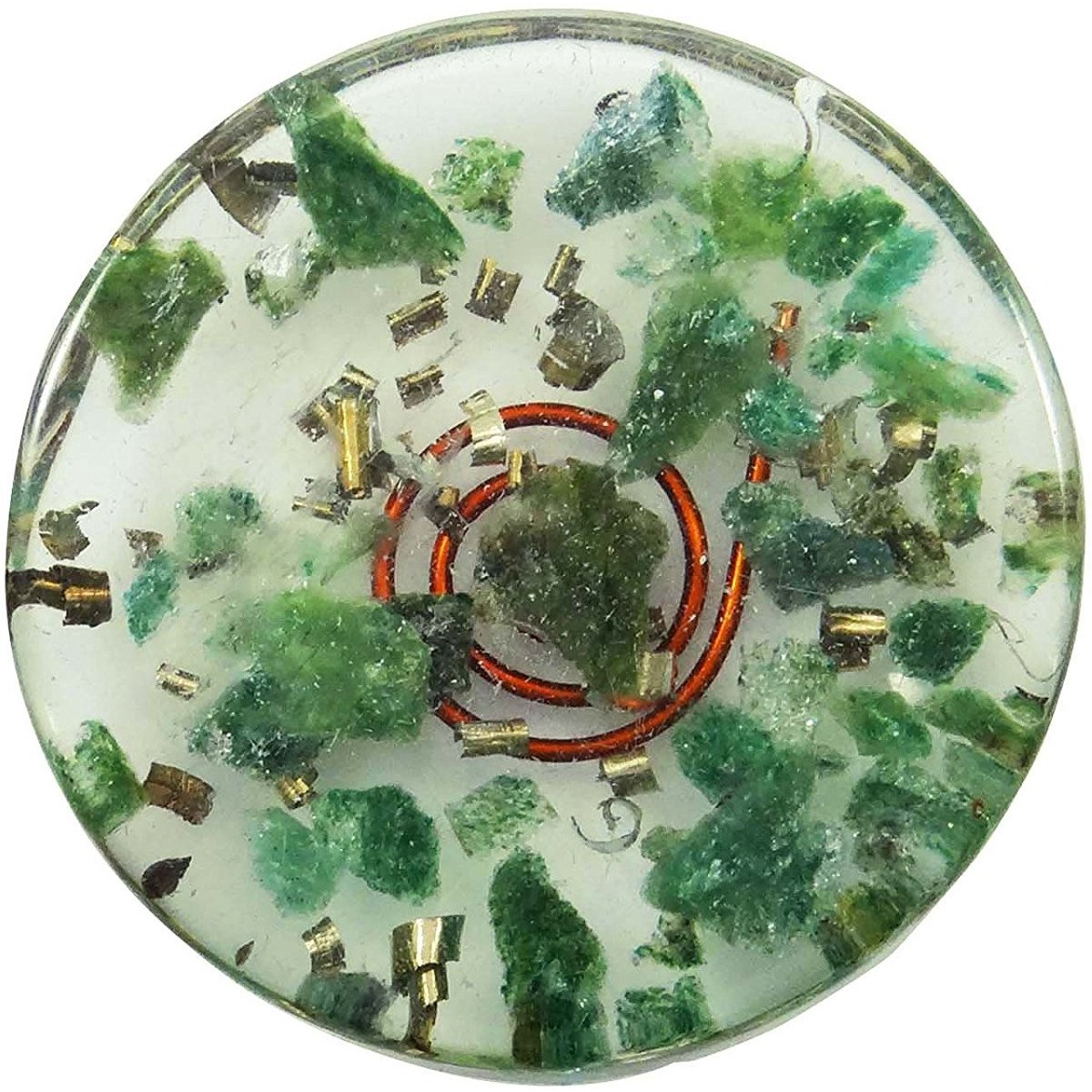Winmaarc Crystal Symbol Disc Reiki Healing Orgone Spiritual Healing