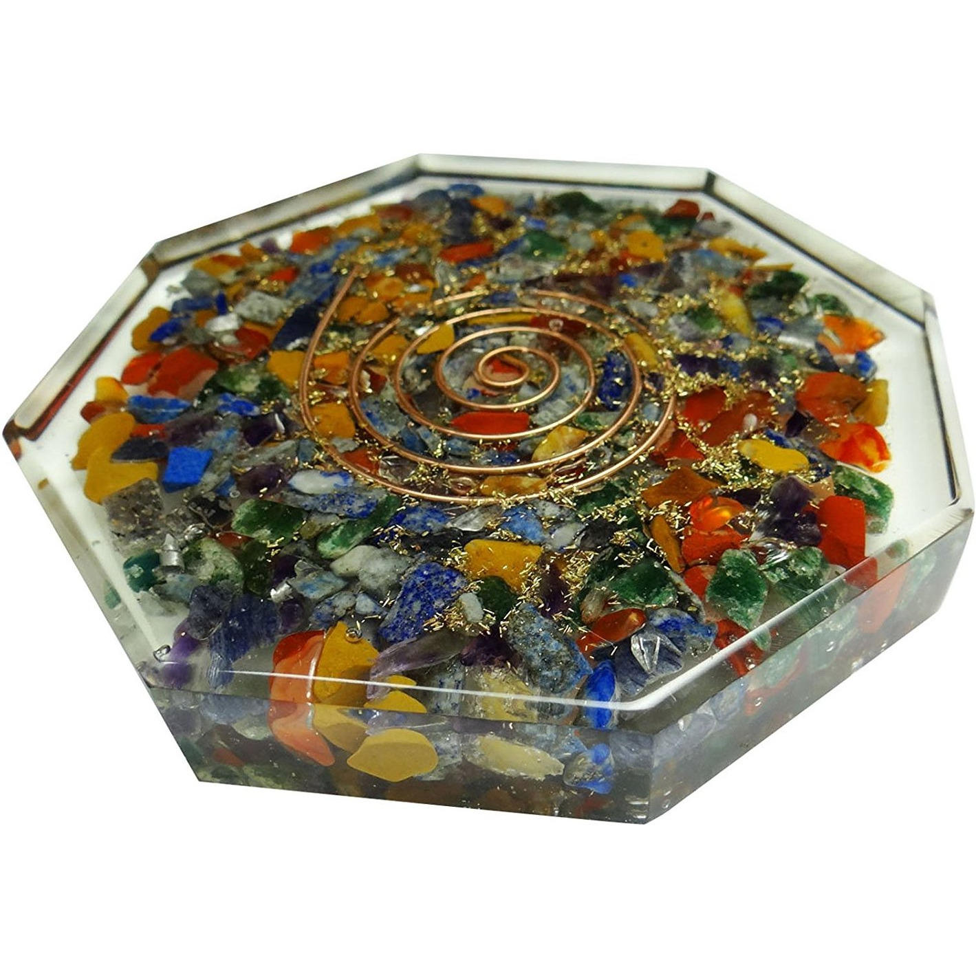 Winmaarc Reiki Healing Crystal Symbol Disc Orgone Octagon Spiritual Healing