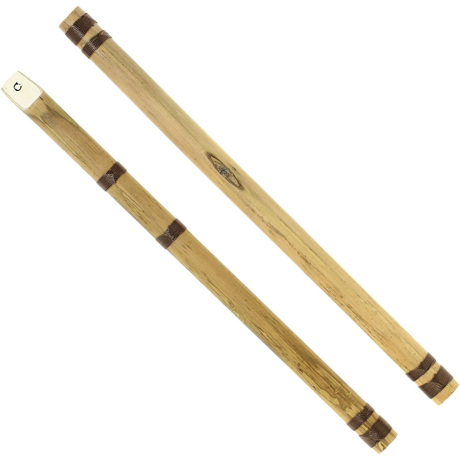 Winmaarc Indian Bamboo Flute Transverse and Fipple High Frequency Notes Set of 2