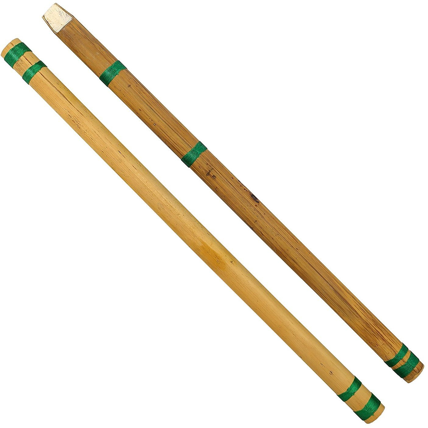 Winmaarc Indian Bamboo Flute Transverse and Fipple High Frequency Notes Set of 2