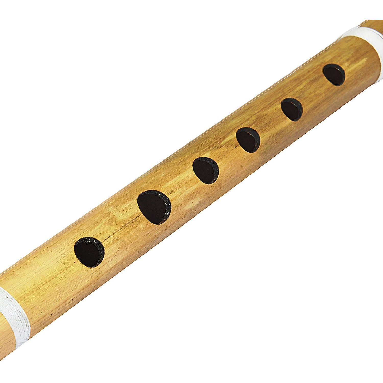 Winmaarc Wooden Bamboo Flute  Fipple Woodwind Musical Instrument Traditional Bansuri