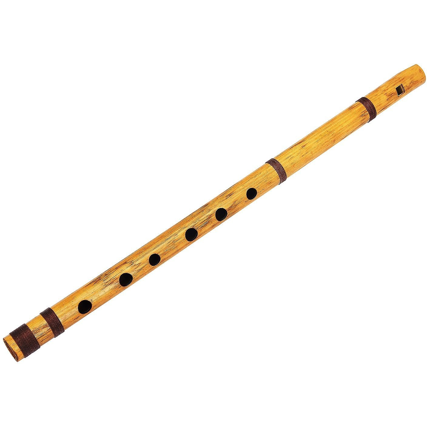 Winmaarc Wooden Bamboo Flute  Fipple Woodwind Musical Instrument Traditional Bansuri