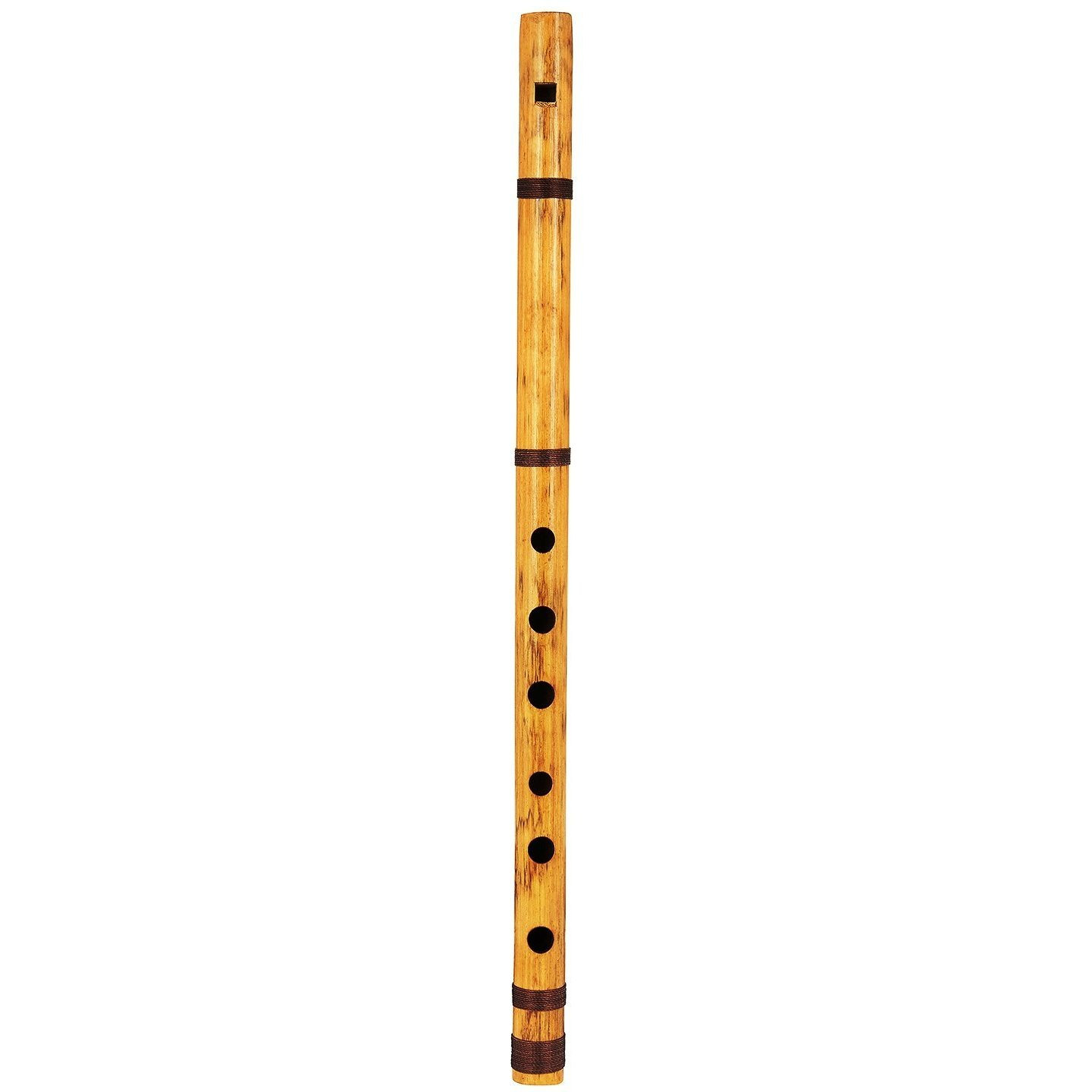Winmaarc Wooden Bamboo Flute  Fipple Woodwind Musical Instrument Traditional Bansuri