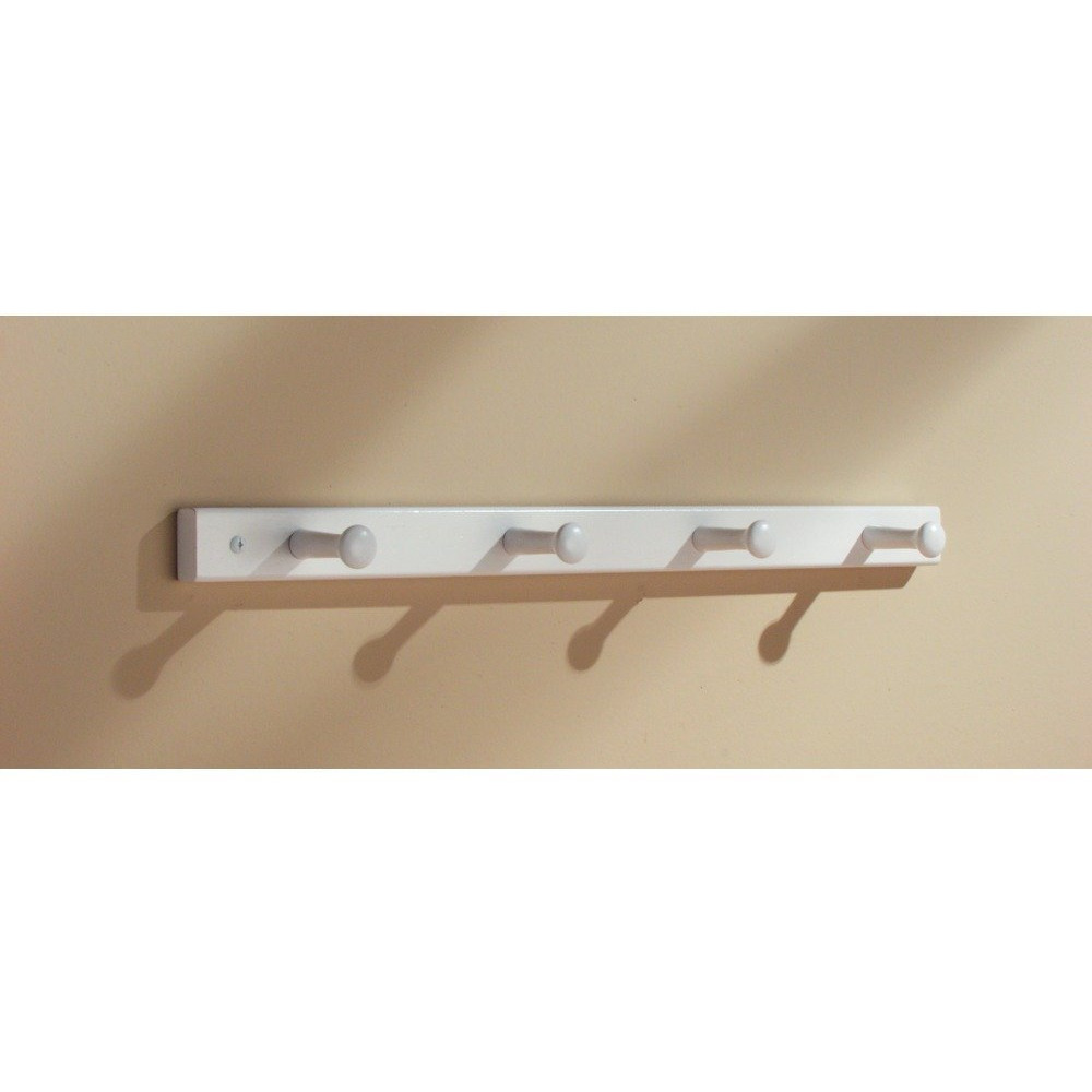 Winmaarc Wall Mount Wood Storage Rack Hanging Hooks for Jackets, Coats, Hats and Scarves