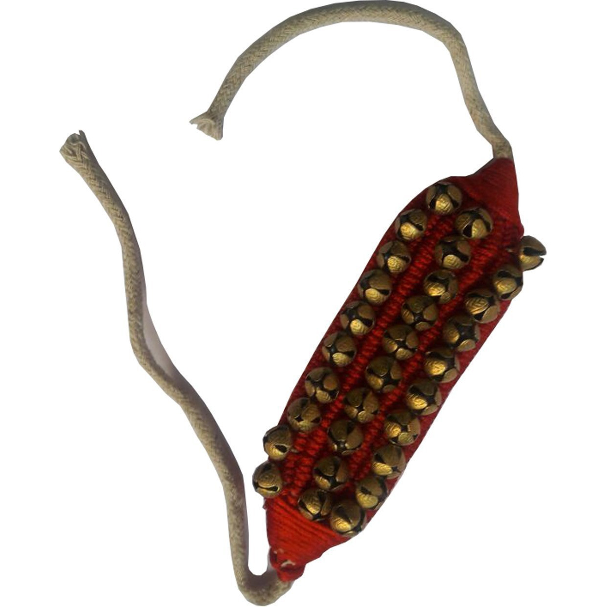 Winmaarc Handmade Indian Classical Ghungroo Dance Accessories Bharatnatyam, Kuchipudi, Odissi Ghungru For Dancers Feet (30 bells + 30 bells)