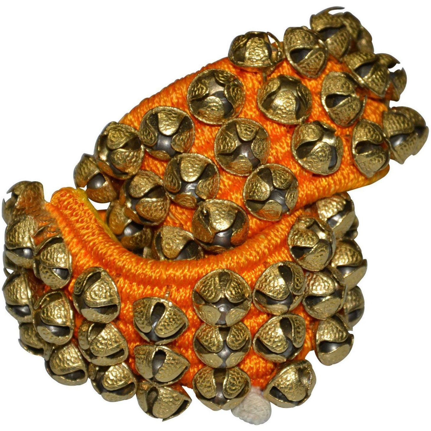 Winmaarc Handmade Indian Classical Ghungroo Dance Accessories Bharatnatyam, Kuchipudi, Odissi Ghungru For Dancers Feet (30 bells + 30 bells)
