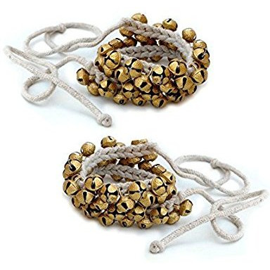 Winmaarc Handmade Indian Classical Ghungroo Dance Accessories Bharatnatyam, Kuchipudi, Odissi Ghungru For Dancers Feet (25 bells + 25 bells)