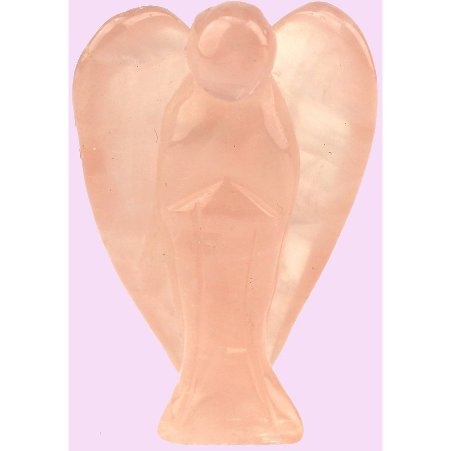 Winmaarc Reiki Energy Charged Pink Quartz Angel Spiritual Crystal Stone Home Decor Gift