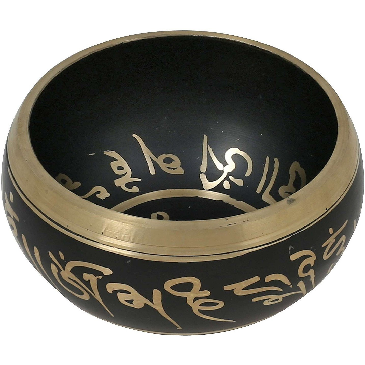 Winmaarc Hand Painted Metal Tibetan Buddhist Singing Bowl Musical Instrument for Meditation with Stick and Cushion 4