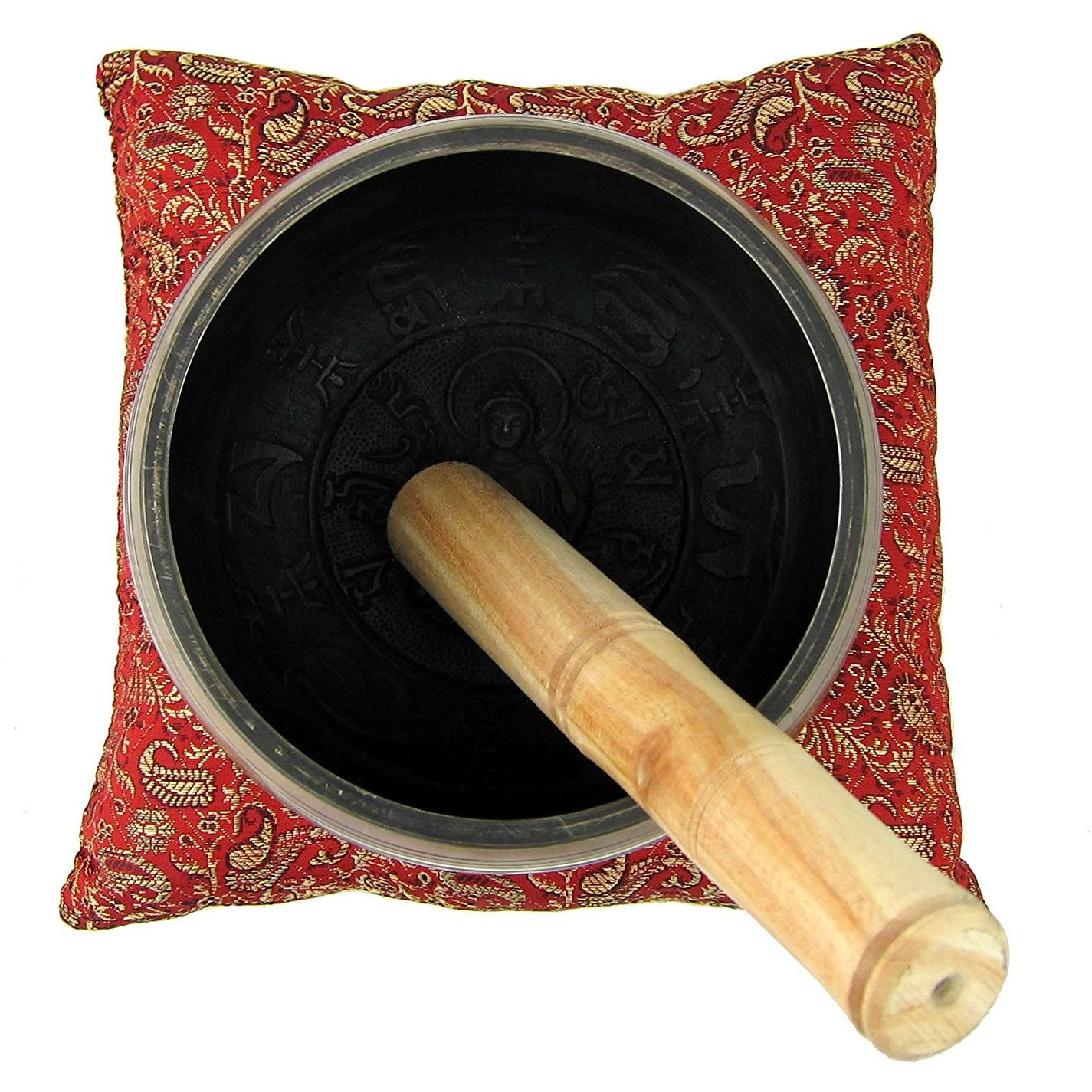 Winmaarc Buddhist Singing Bowl Meditation Tibetan Blue Art Decor 5.5 Inch