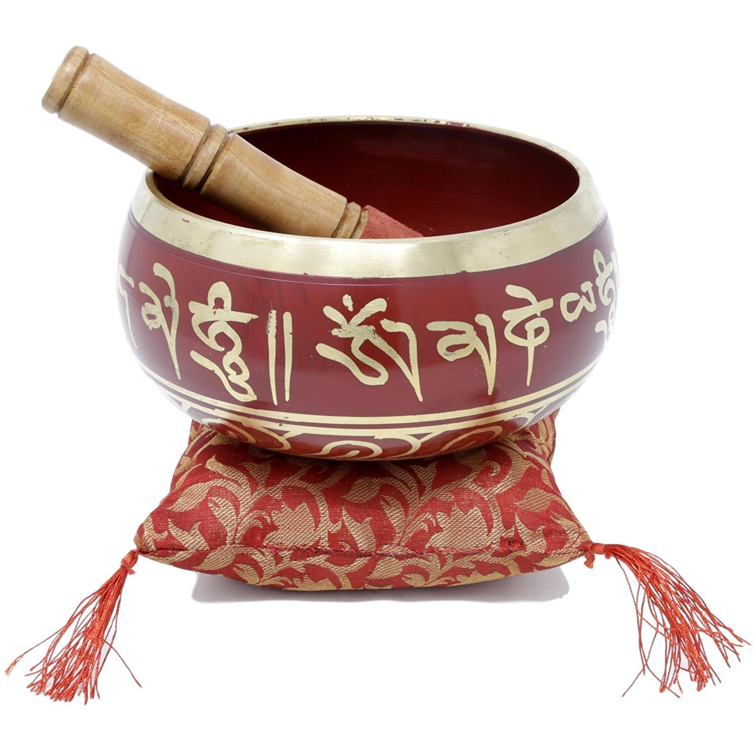 Winmaarc Buddhist Singing Bowl Meditation Tibetan Blue Art Decor 5.5 Inch
