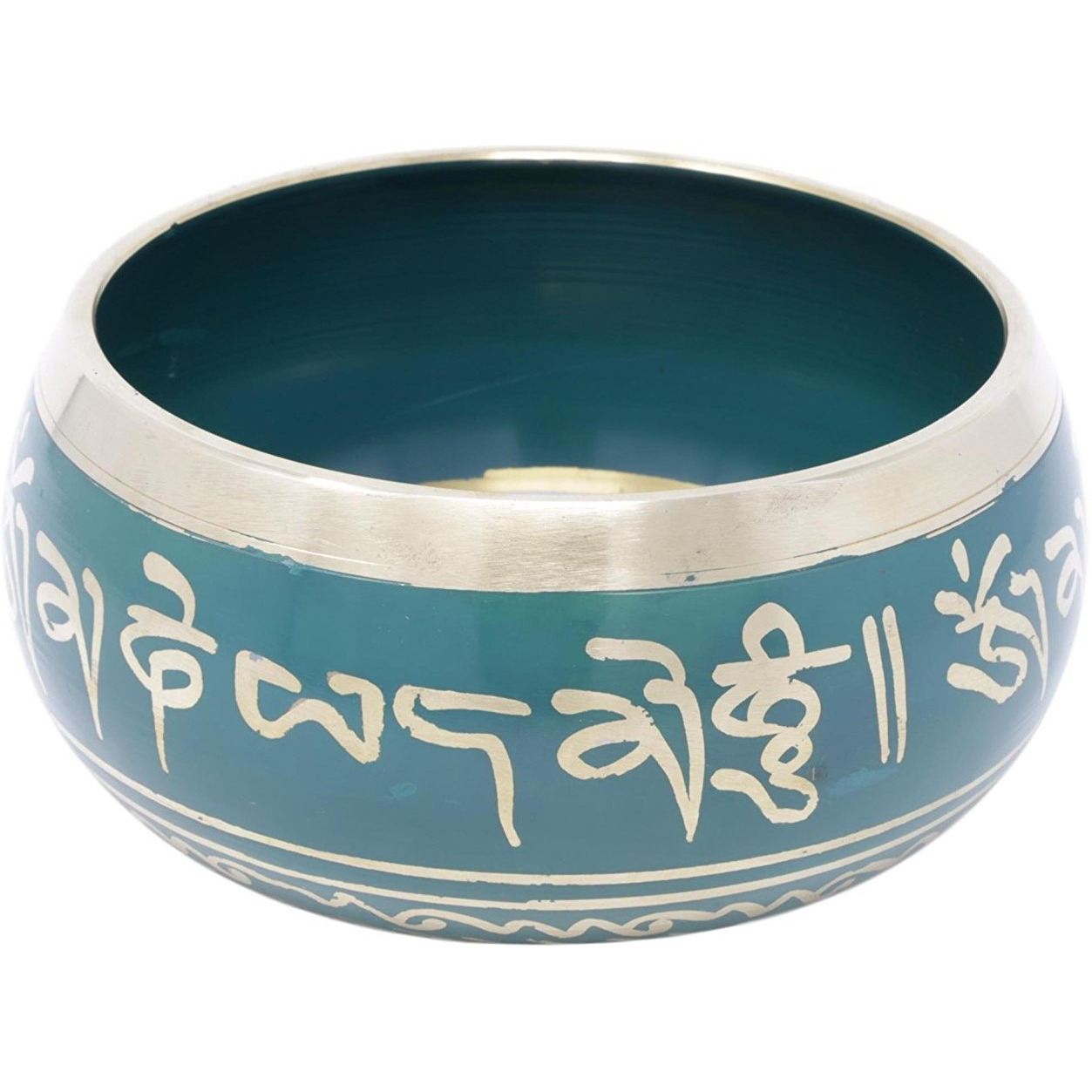 Winmaarc Buddhist Singing Bowl Meditation Tibetan Blue Art Decor 5.5 Inch