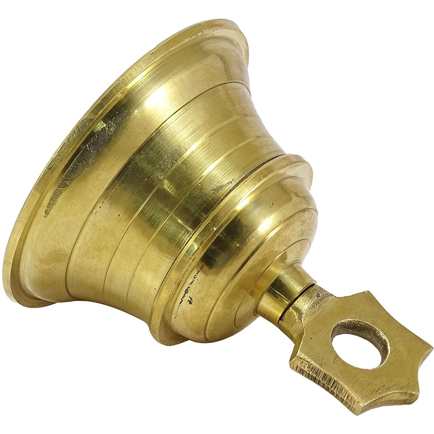 Winmaarc Gold Tone Decorative Hanging Brass Bell Spiritual Ghanti