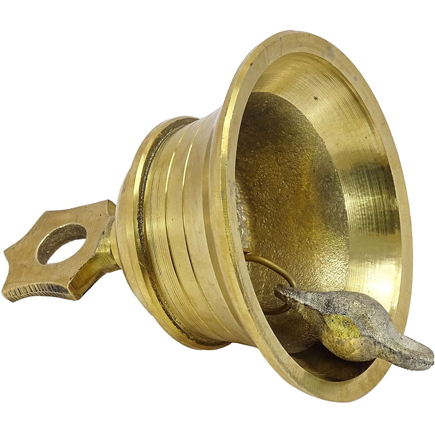 Winmaarc Gold Tone Decorative Hanging Brass Bell Spiritual Ghanti