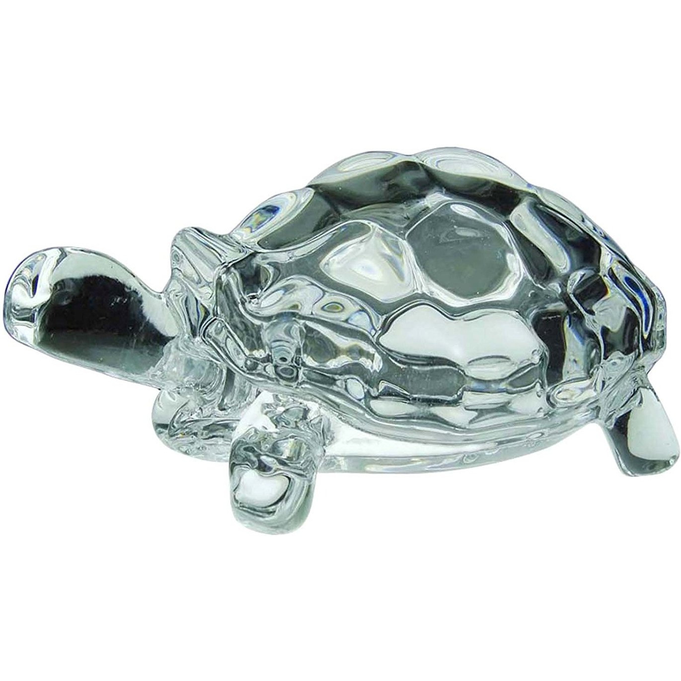Winmaarc Feng Shui Clear Crystal Turtle Vaastu Gift Career & Luck Tortoise