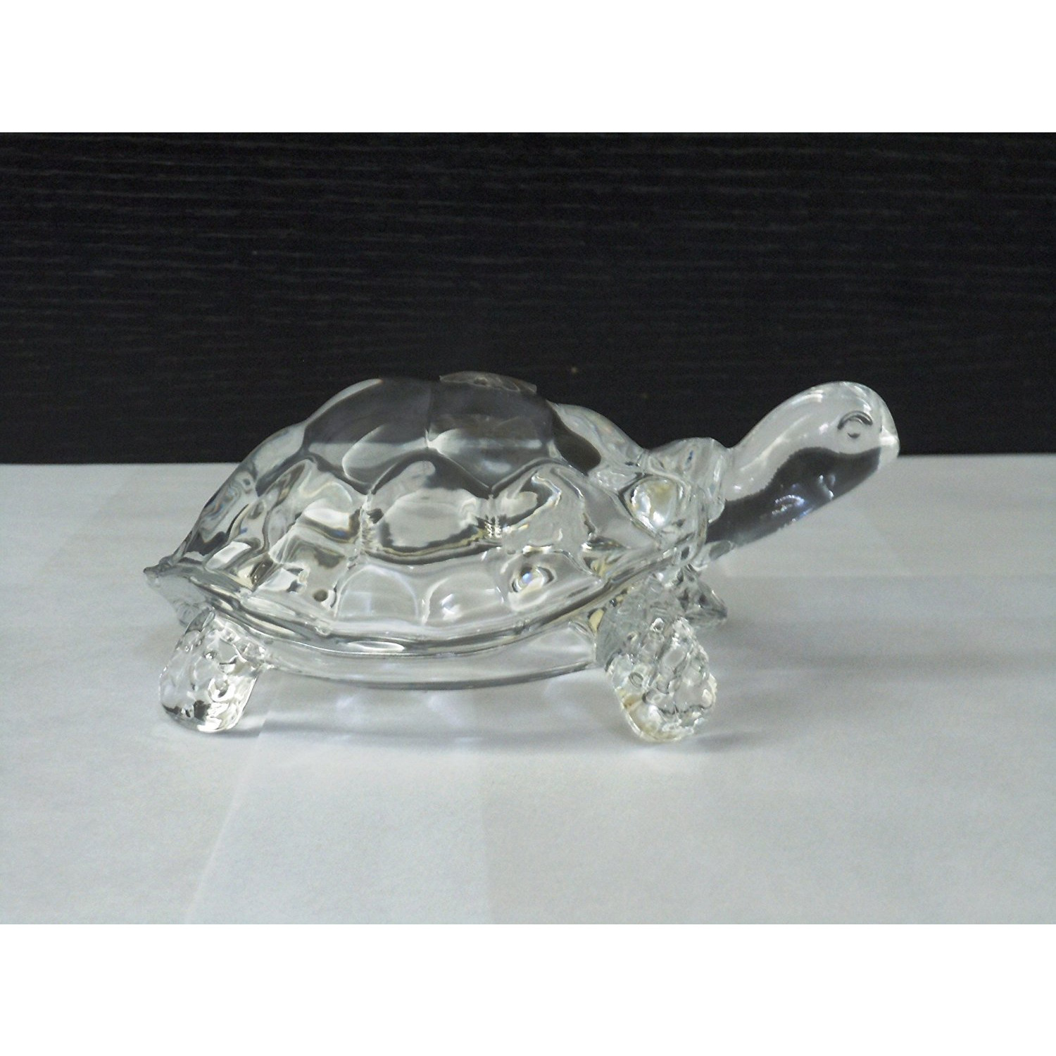 Winmaarc Feng Shui Clear Crystal Turtle Vaastu Gift Career & Luck Tortoise