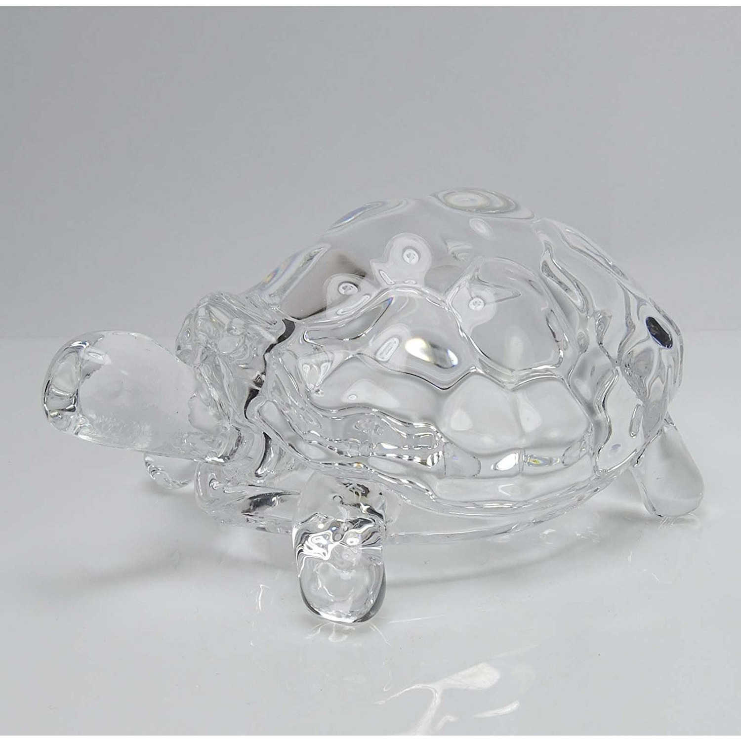 Winmaarc Feng Shui Clear Crystal Turtle Vaastu Gift Career & Luck Tortoise
