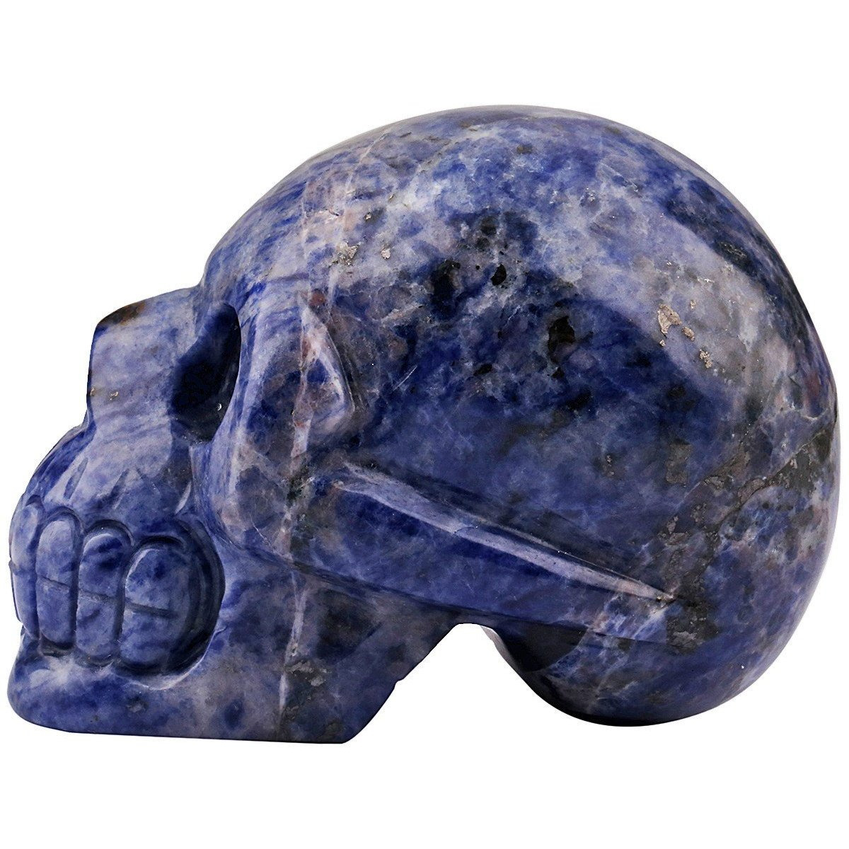 Winmaarc Healing Crystal Stone Human Reiki Skull Figurine Statue Sculptures 3