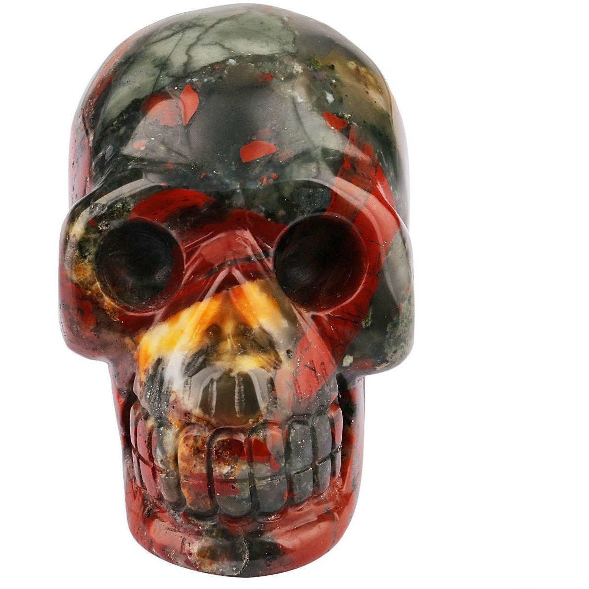 Winmaarc Healing Crystal Stone Human Reiki Skull Figurine Statue Sculptures 3