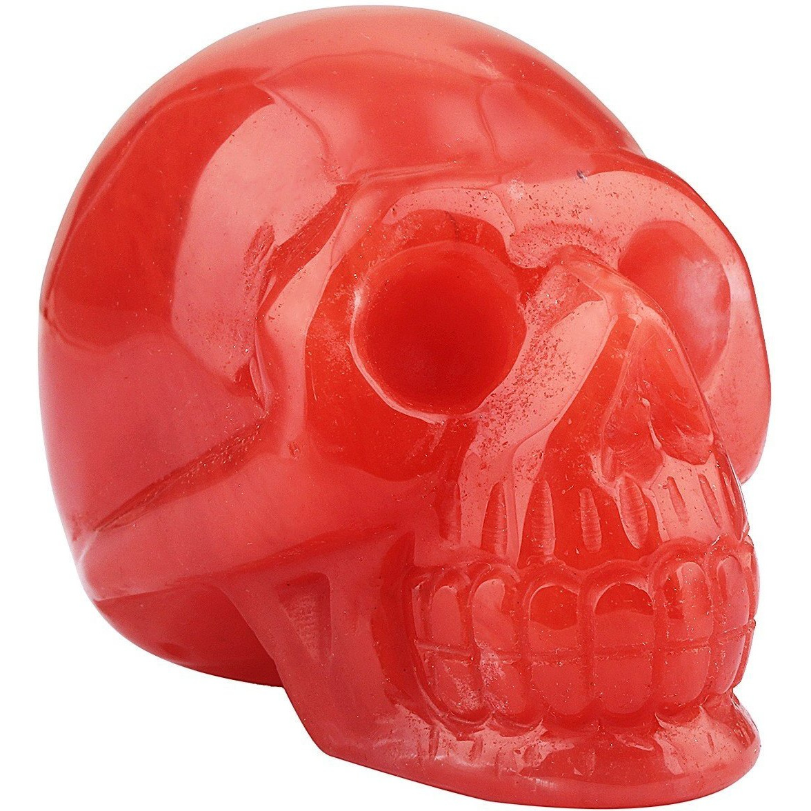 Winmaarc Healing Crystal Stone Human Reiki Skull Figurine Statue Sculptures 3