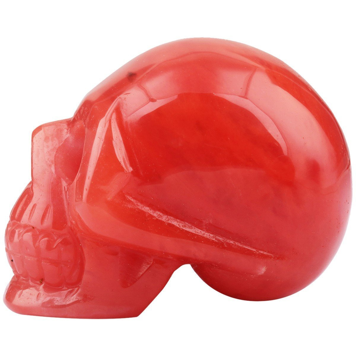 Winmaarc Healing Crystal Stone Human Reiki Skull Figurine Statue Sculptures 3