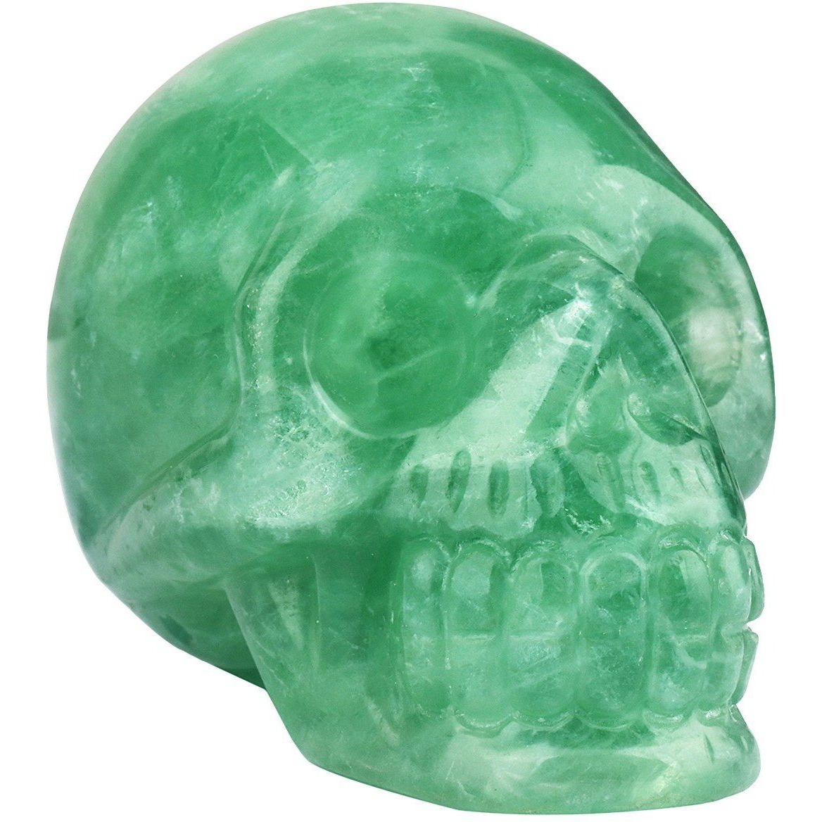 Winmaarc Healing Crystal Stone Human Reiki Skull Figurine Statue Sculptures 3