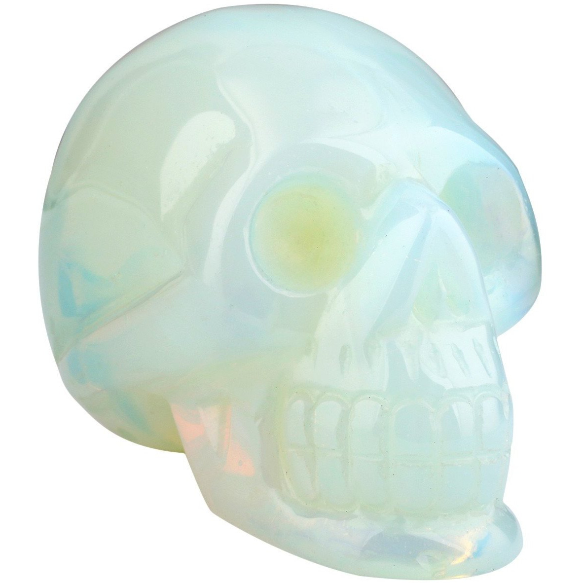 Winmaarc Healing Crystal Stone Human Reiki Skull Figurine Statue Sculptures 3