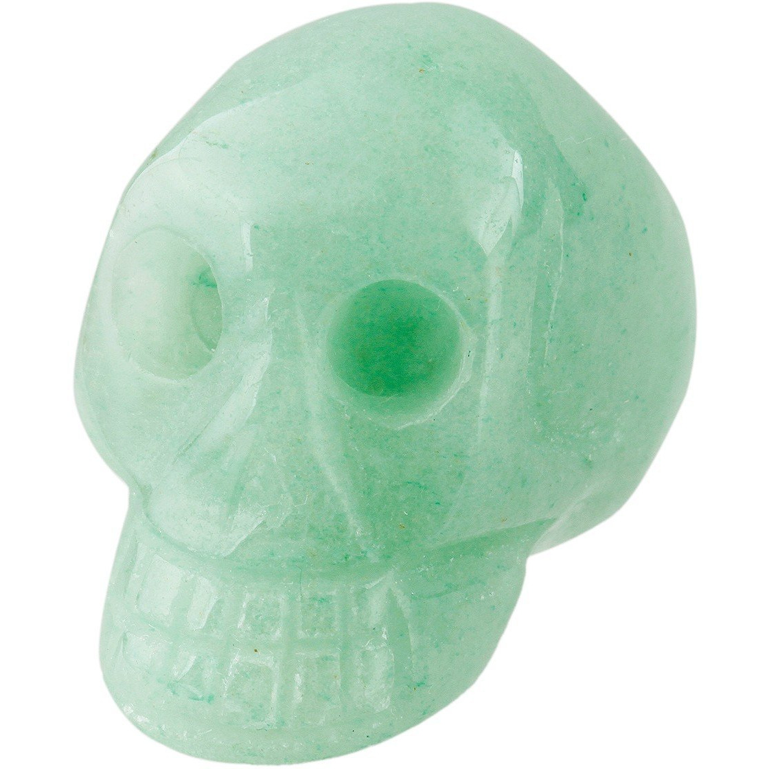 Winmaarc Healing Crystal Stone Human Reiki Skull Figurine Statue Sculptures 1.5