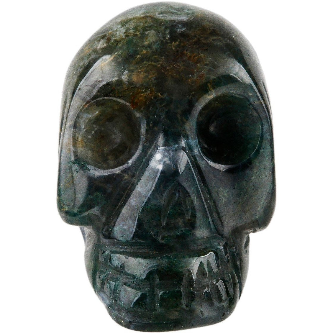 Winmaarc Healing Crystal Stone Human Reiki Skull Figurine Statue Sculptures 1.5