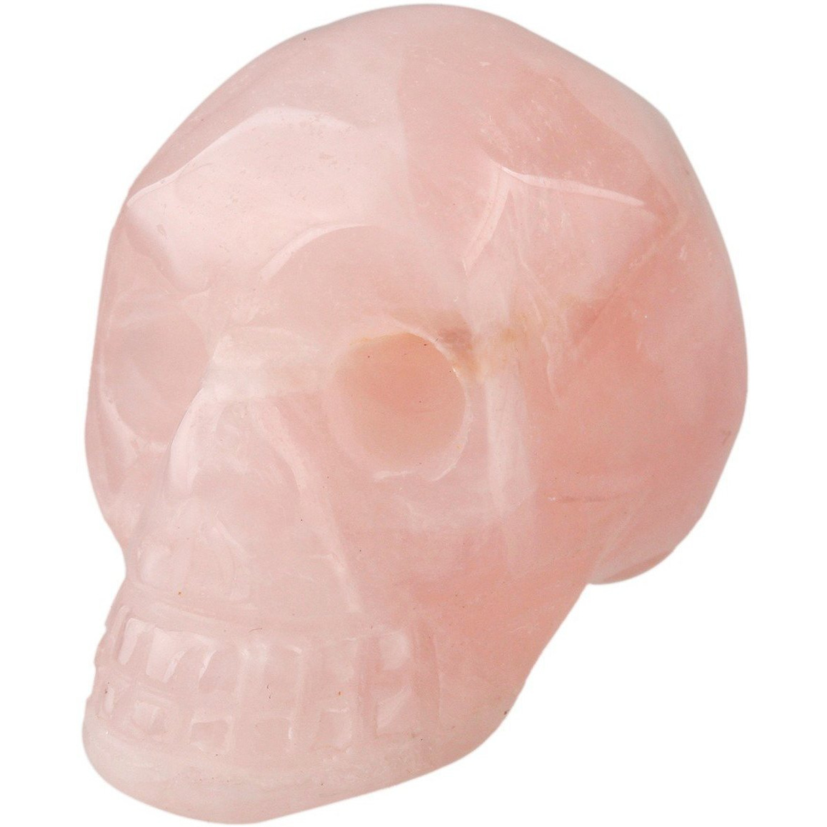 Winmaarc Healing Crystal Stone Human Reiki Skull Figurine Statue Sculptures 1.5