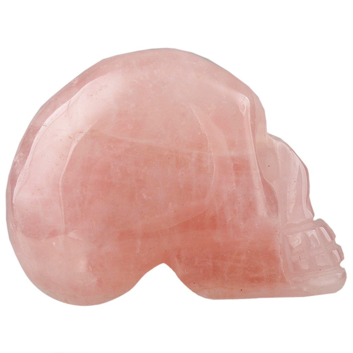 Winmaarc Healing Crystal Stone Human Reiki Skull Figurine Statue Sculptures 1.5