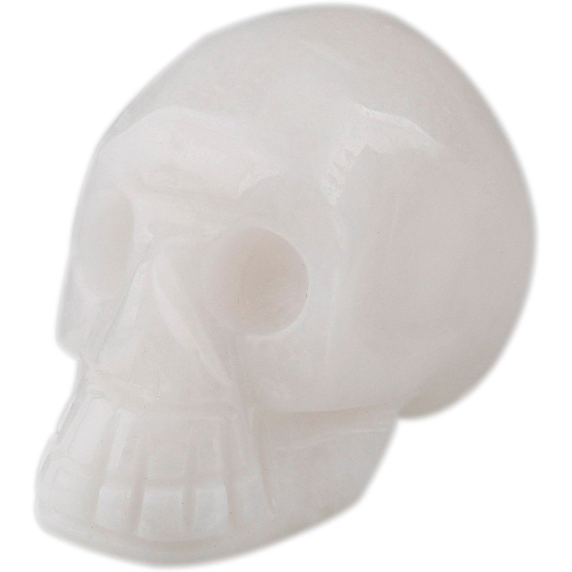 Winmaarc Healing Crystal Stone Human Reiki Skull Figurine Statue Sculptures 1.5