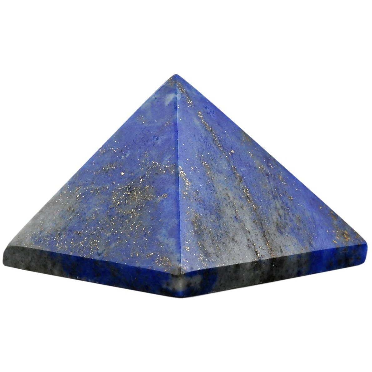 Winmaarc Healing Crystal Lapis Lazuli Pyramid Metaphysical Natural Gemstone Figurine