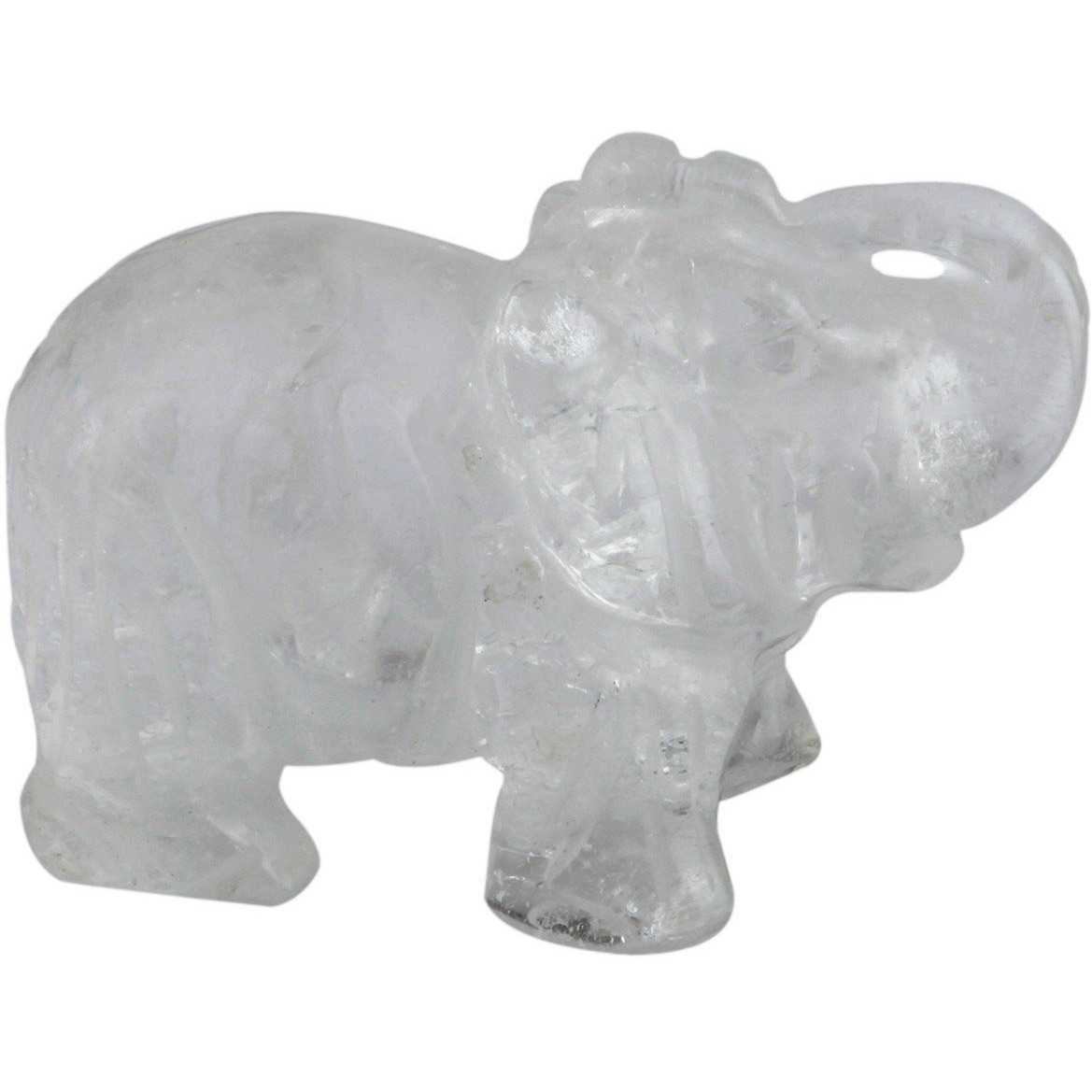 Winmaarc Healing Crystal Guardian Rock Quartz Elephant Pocket Stone Figurines Carved Gemstone 1