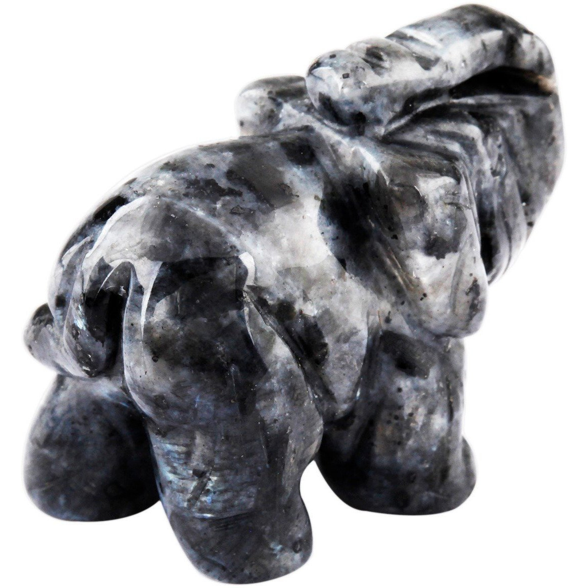 Winmaarc Healing Crystal Guardian Labradorite Elephant Pocket Stone Figurines Carved Gemstone 2
