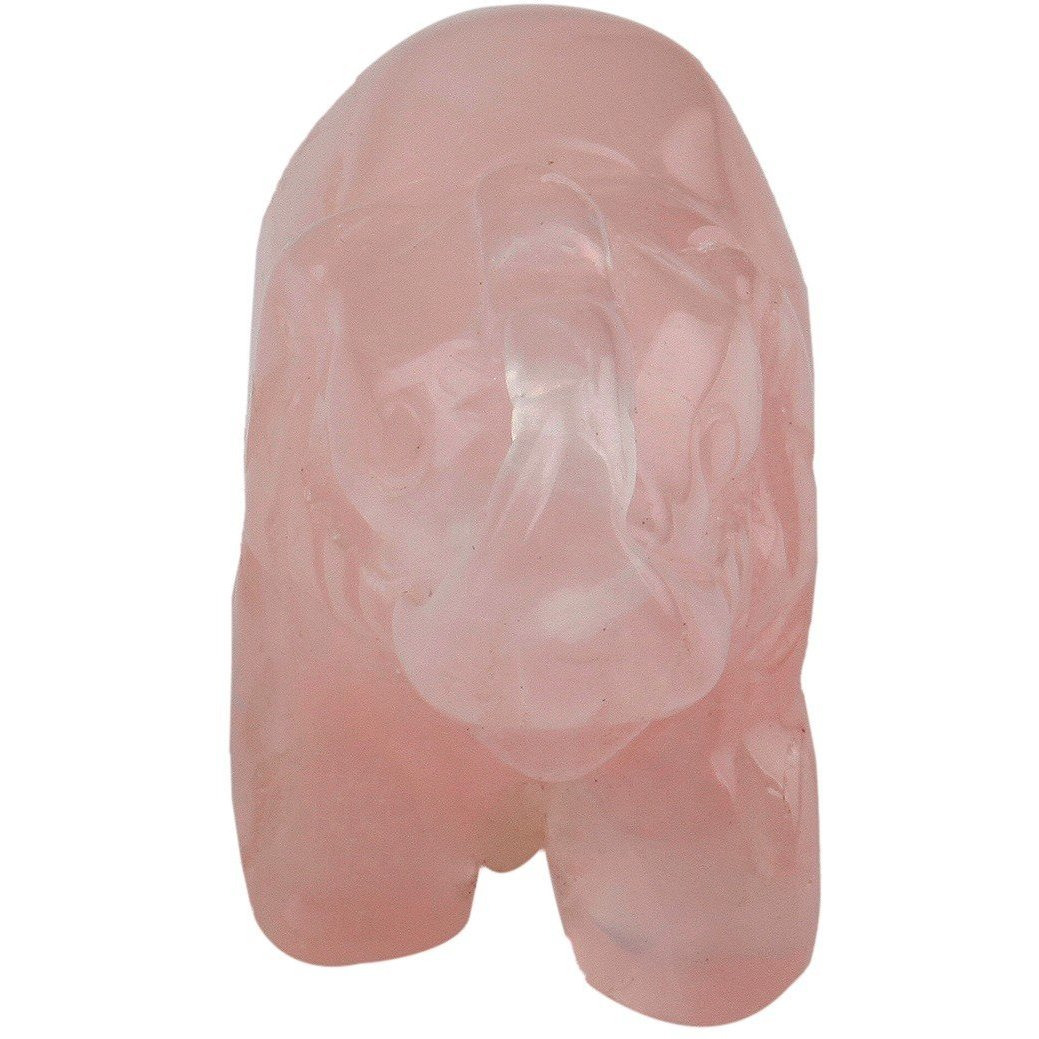 Winmaarc Healing Crystal Guardian Rose Quartz Elephant Pocket Stone Figurines Carved Gemstone 2